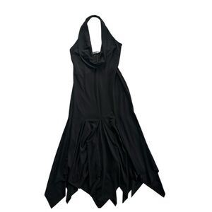 Vintage Y2K Handkerchief Asymmetrical Hem Whimsigoth Fairy Size 8 halter neck